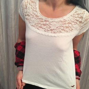 Lace Hollister top